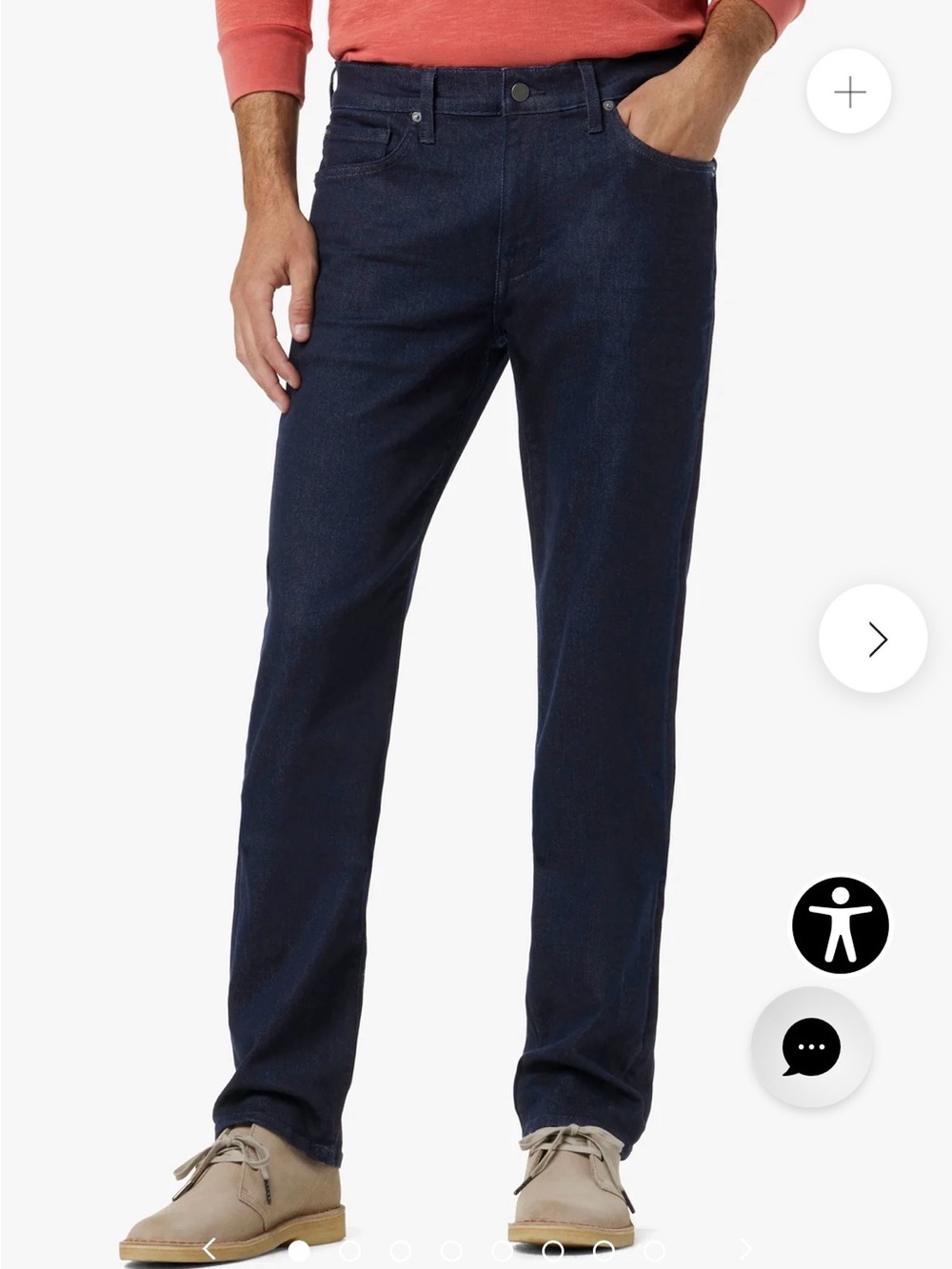 Joe's Jeans Men's Dark Indigo Straight Jeans